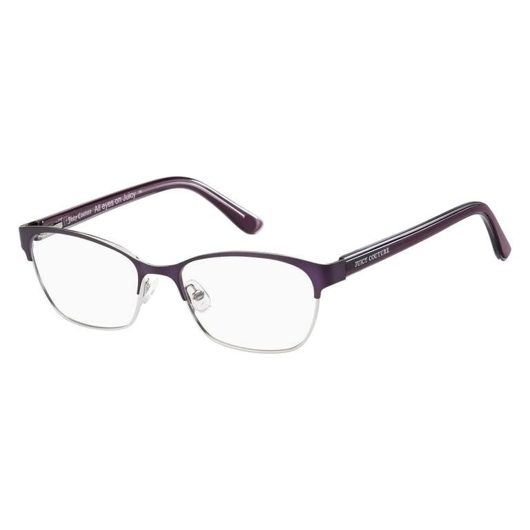 Juicy Couture 214 Full Rim Rectangular Violet Eyeglasses 