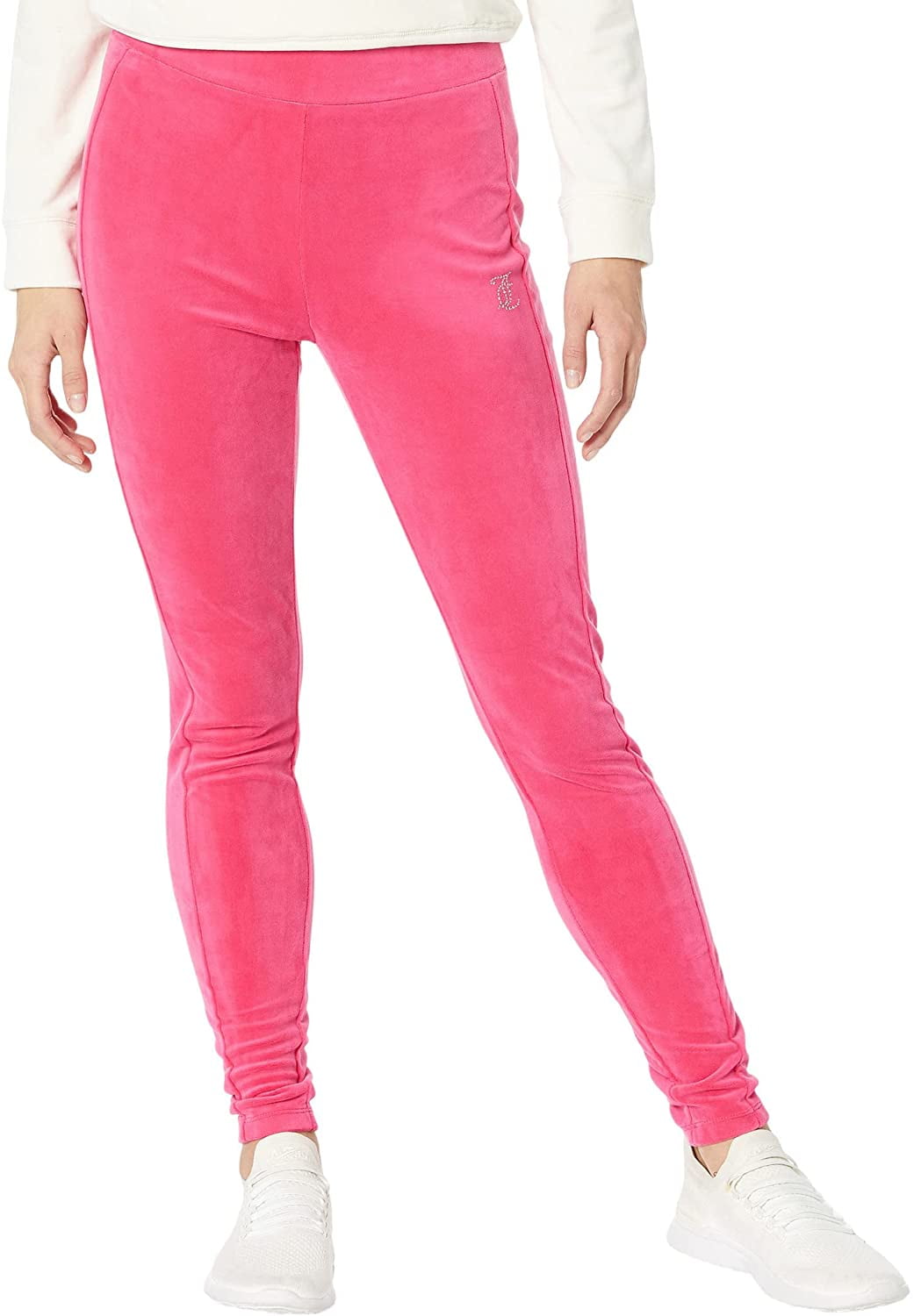 Juicy Couture Branded Back Leggings Medium Vixen Pink 
