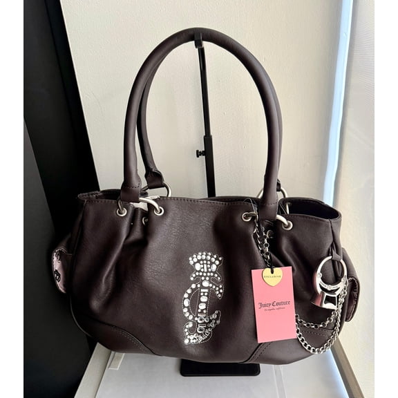 Juicy Couture Crown Satchel, Brown