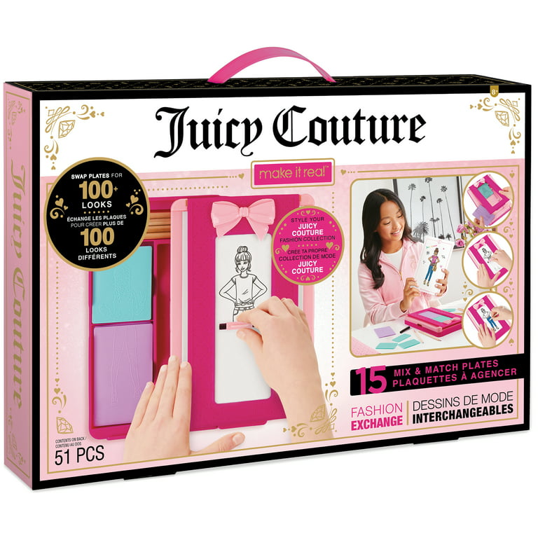 Dream Studio Toy Fashion Plates Designer Set, Color: Pastel Pink
