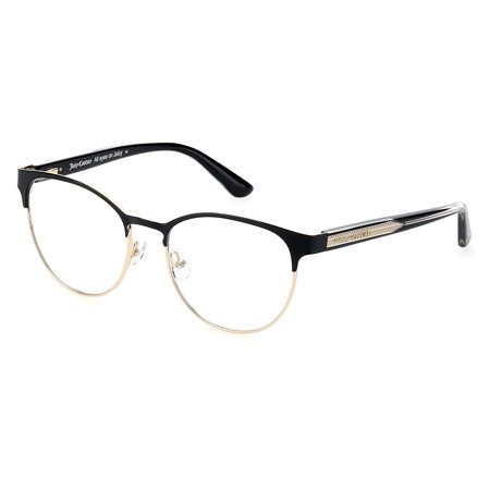 Juicy Couture Full Rim Oval Modified Black Eyeglasses