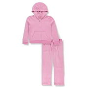 JUICY COUTURE Girls' 2-Piece Velour Joggers Set Outfit Color: multi Size: 4t