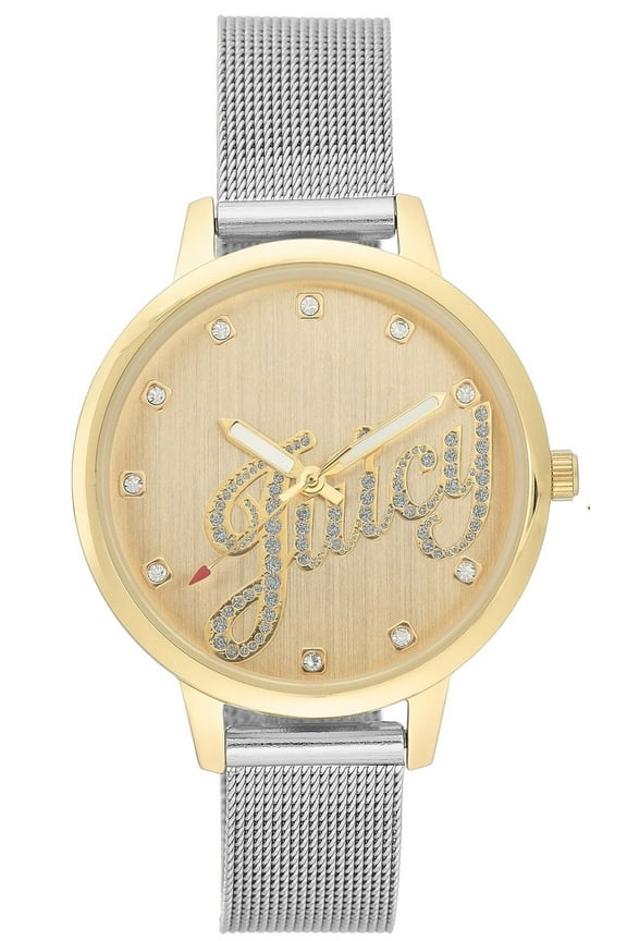 JC/1122CHTT Black Label Women's Analog Watch Mesh Metal Bracelet