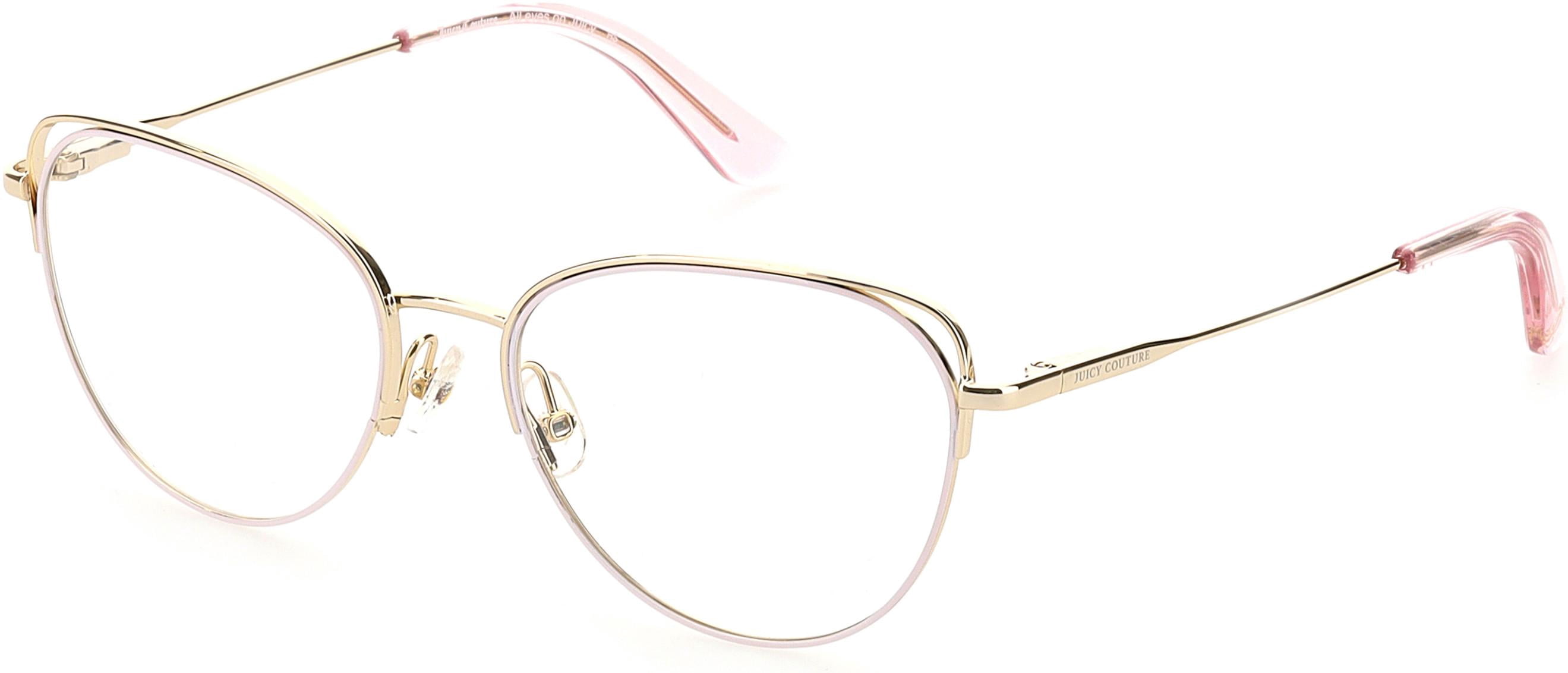 Juicy Couture JC 200 Eyeglasses 0EYR Gold Pink - Walmart  display picture 3