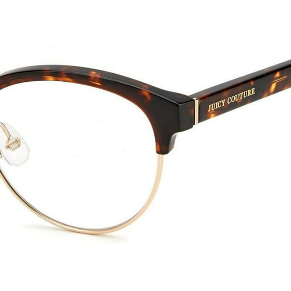 Juicy Couture JU 224 0086 00 Women's Havana Round Frame Eyeglasses