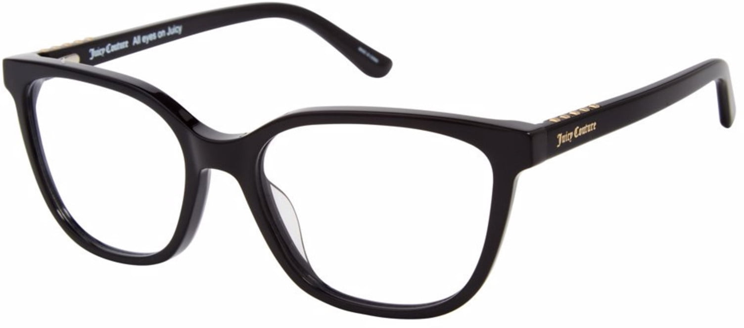 Juicy Couture Rectangle Women Black Acetate Frame Kits.com -- Juicy Couture JU 201/G main image 2