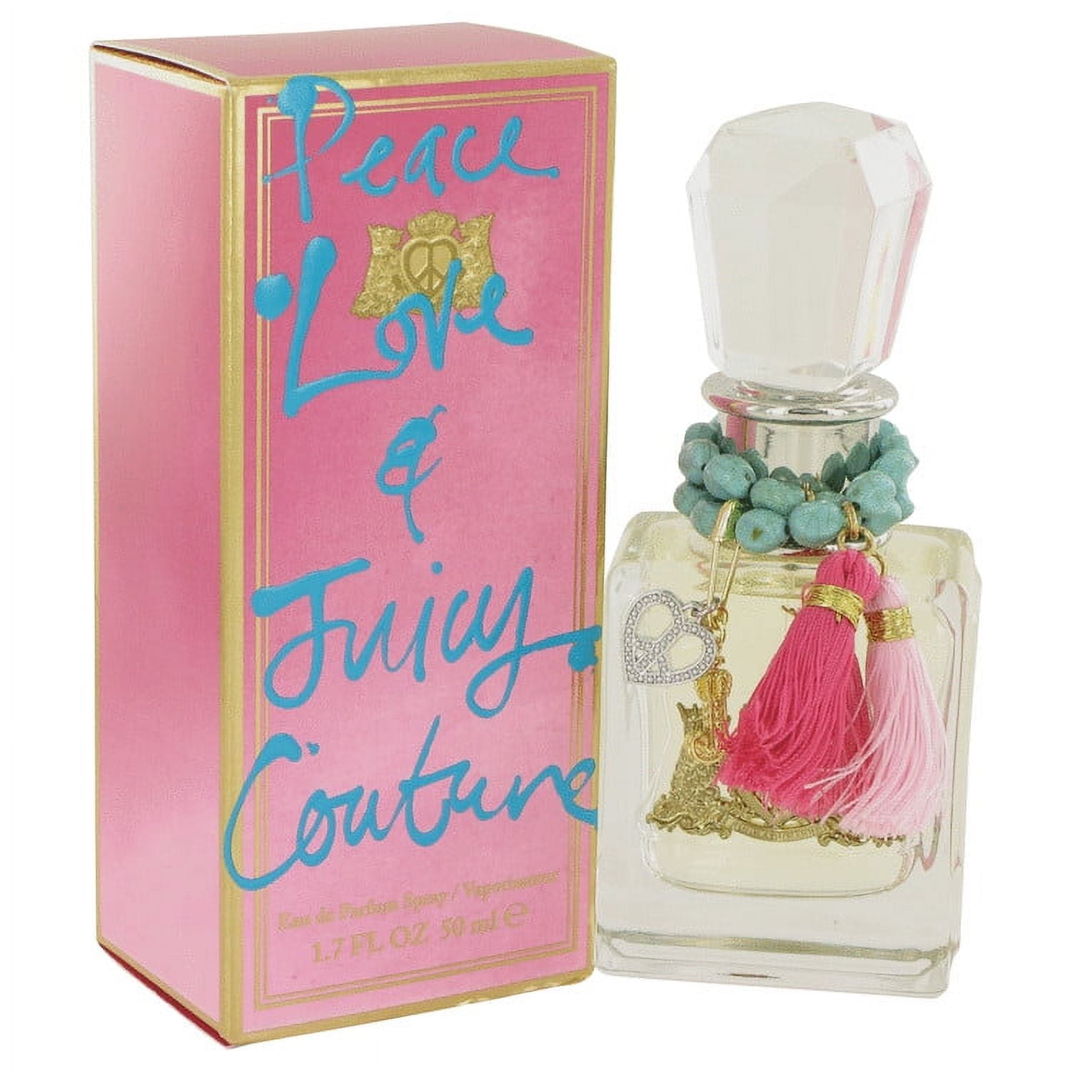 Peace Love & Juicy Couture Eau De Parfum Spray By Juicy Couture - 3.4 oz Peace Love & Juicy Couture Eau De Parfum Spray By Juicy Couture - 3.4 oz