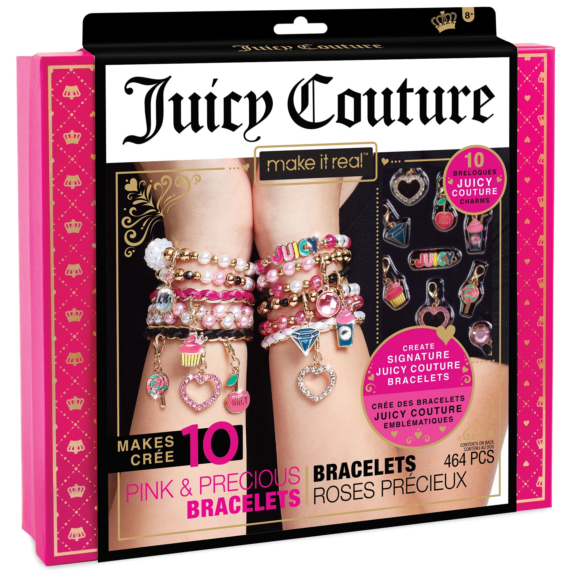 Make It Real Juicy Couture Charming Friendship Bracelet Making Kit - Kids  DIY Jewellery Making Kit with Charm and Beads - Gifts for Girls :  : Toys & Games