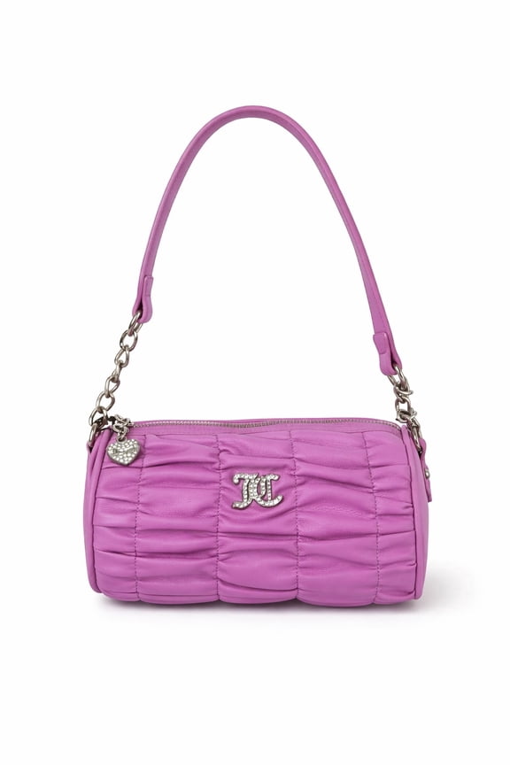 Queen of Everything Mini Barrel Shoulder Bag Orchid Pink