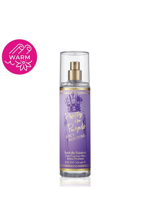 Rock The Rainbow Pretty in Purple Body Mist Spray, Perfume for Women, 8.0 fl oz