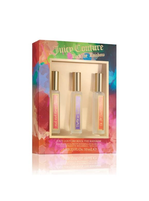 Juicy Couture Rock the Rainbow Perfume Gift Set for Women, 3 Pieces