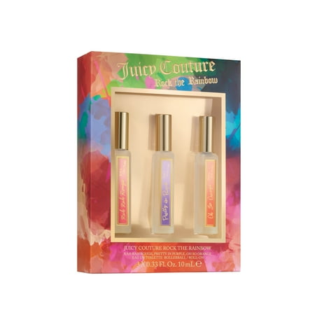 Juicy Couture Rock the Rainbow Perfume Gift Set for Women, 3 Pieces