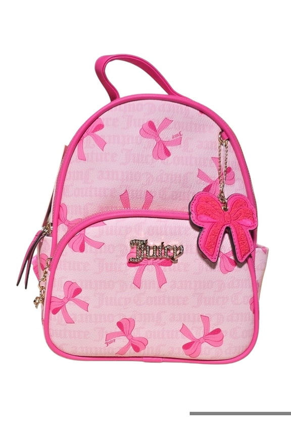 Simply Sweet Backpack Coquette Bows Light Pink With Bow Charm -NEW
