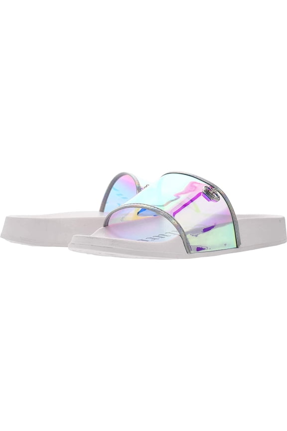 Slide Sandals, Beach Sandals for women, Flip Flops Sandals, Pool Slides Shoes 6 Wyndows White Clear Lucite