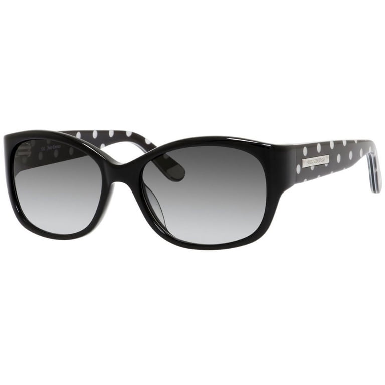 Juicy Couture Sunglasses JU551/S Black White Spotted Gradient Gray Lenses B38 Amazon.com: Juicy Couture Women main image 4