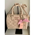 thumbnail image 1 of Juicy Couture Quilted Satchel Handbag, Lightstone Beige, 1 of 6