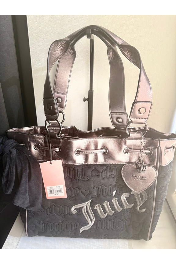 Vintage Dreams Tote - Black/Gunmetal