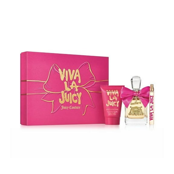 Juicy Couture Viva La Juicy Perfume Gift Set for Women, 3 Pieces