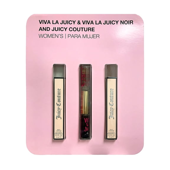 Juicy Couture Viva La Juicy & Viva La Juicy Noir and Juicy Couture Women's 3Pc Perfume Set