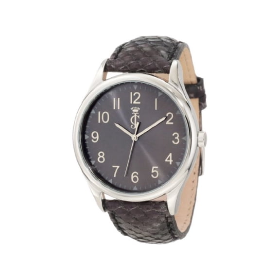 Juicy Couture Women's 1900945 Darby Python Embossed Leather Strap Watch
