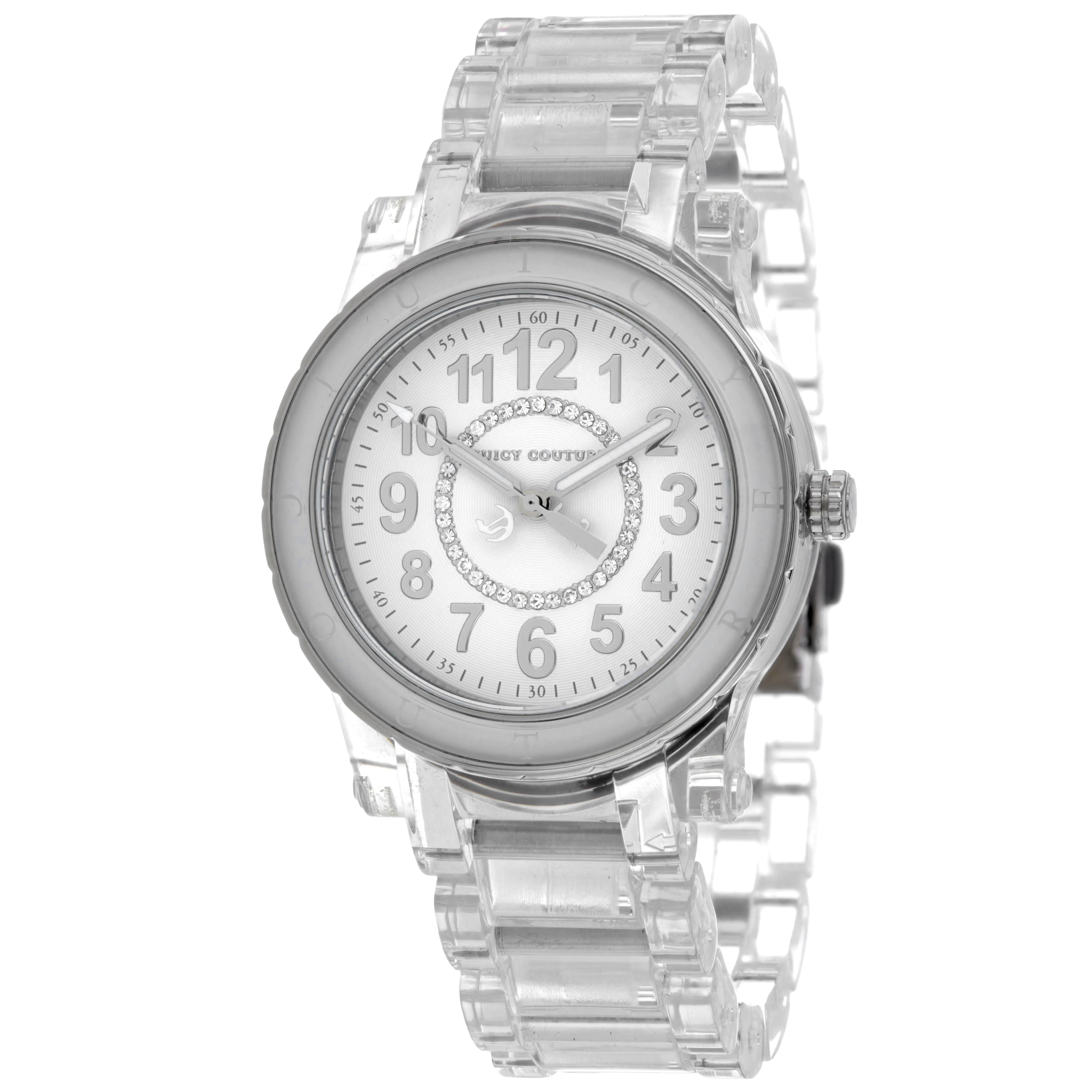 Juicy Couture Silver Dial White Strap Women\'s Watch NEW! Juicy Couture Women main image 3