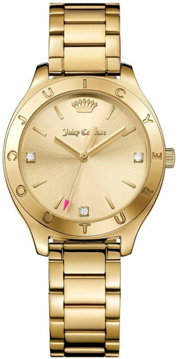 JUICY COUTURE Women's 'Sierra' Quartz Tone and Gold Plated Casual Watch(Model: 1901541)