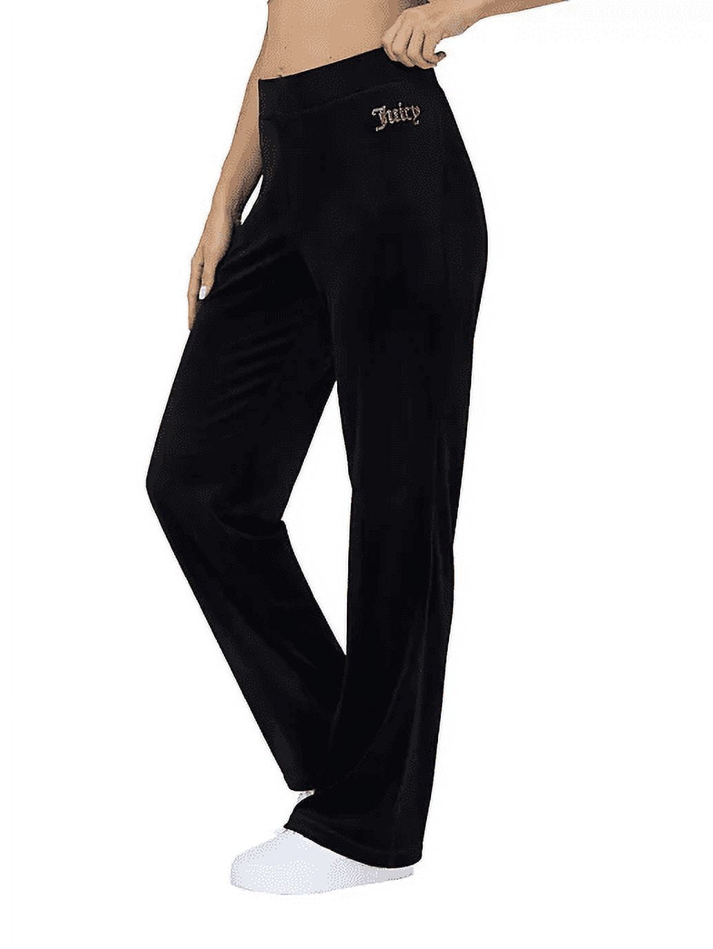 パンツ JUICY COUTURE Cotton velvet trousers (VEJB70002WPF JA9) Juicy Couture Shop Womens Pants | Black - Walmart.com