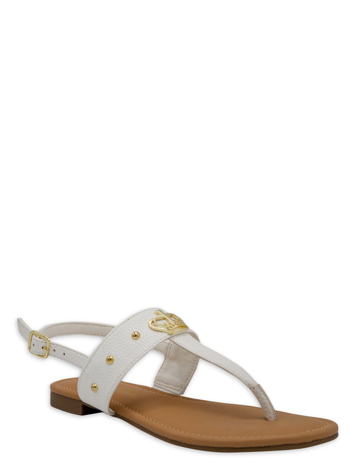 Juicy Couture Women's Zing Thong Sandal with Crown Emblem