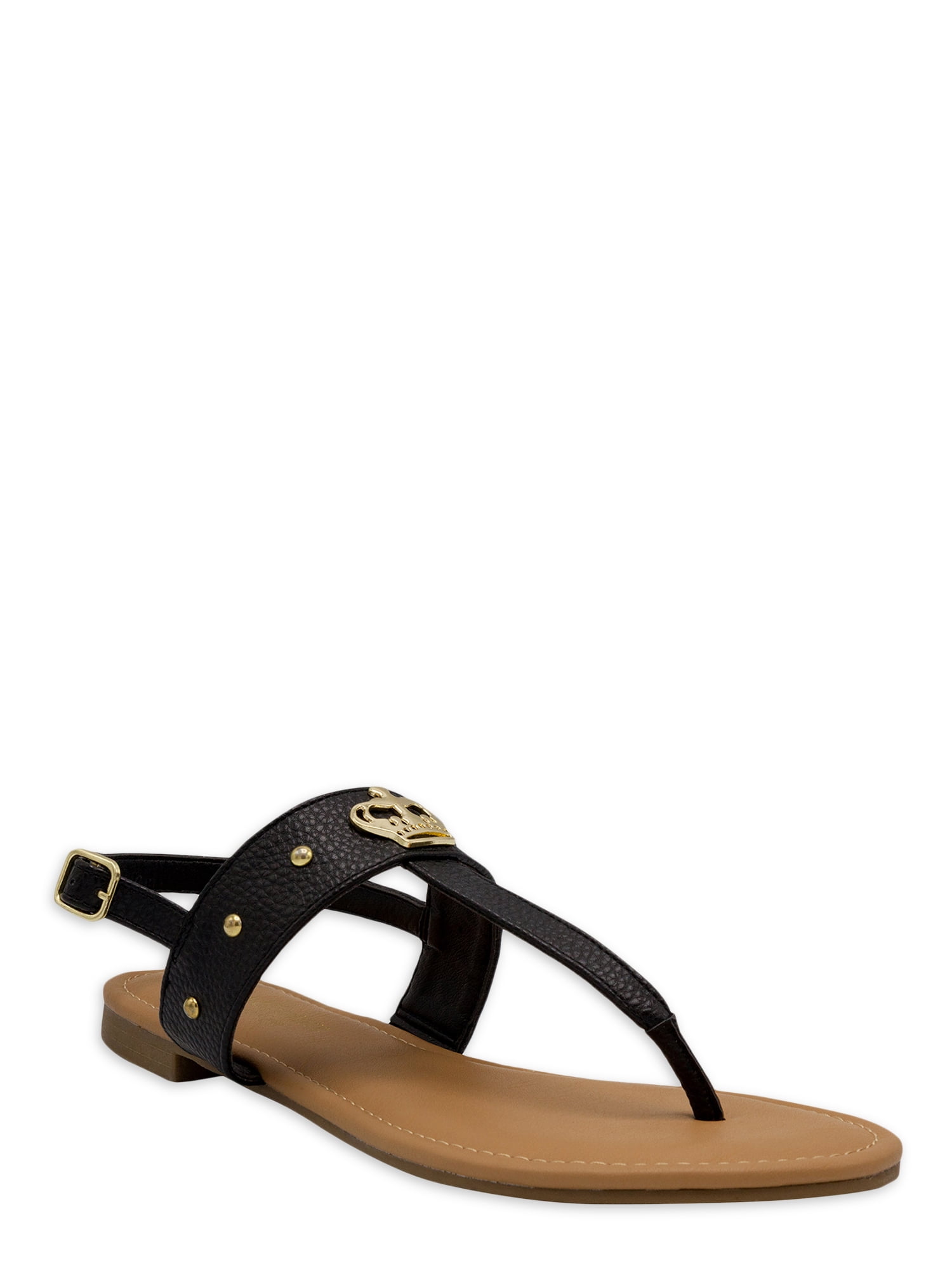 Juicy Couture Women's Zing Thong Sandal with Crown Emblem