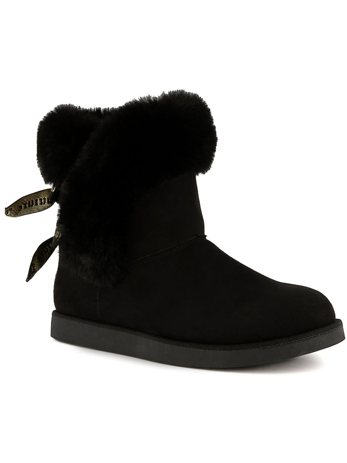 juicy Couture ブラック スエード ブーツ 8(25cm) juicy Couture 
