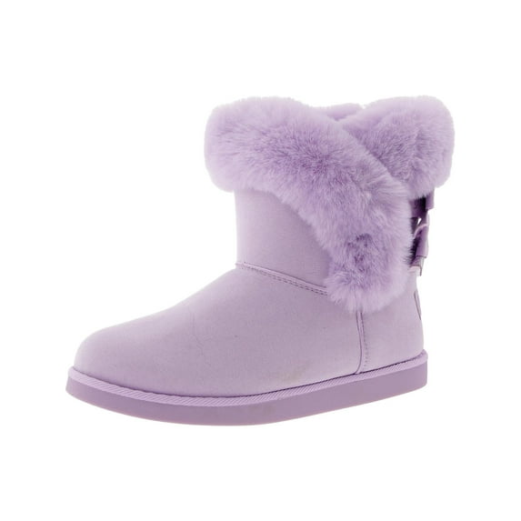 Juicy Couture Womens King 2 Faux Suede Cozy Winter & Snow Boots