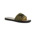 thumbnail image 1 of Juicy Couture Womens Yuna Metallic Round Toe Slide Sandals, 1 of 1