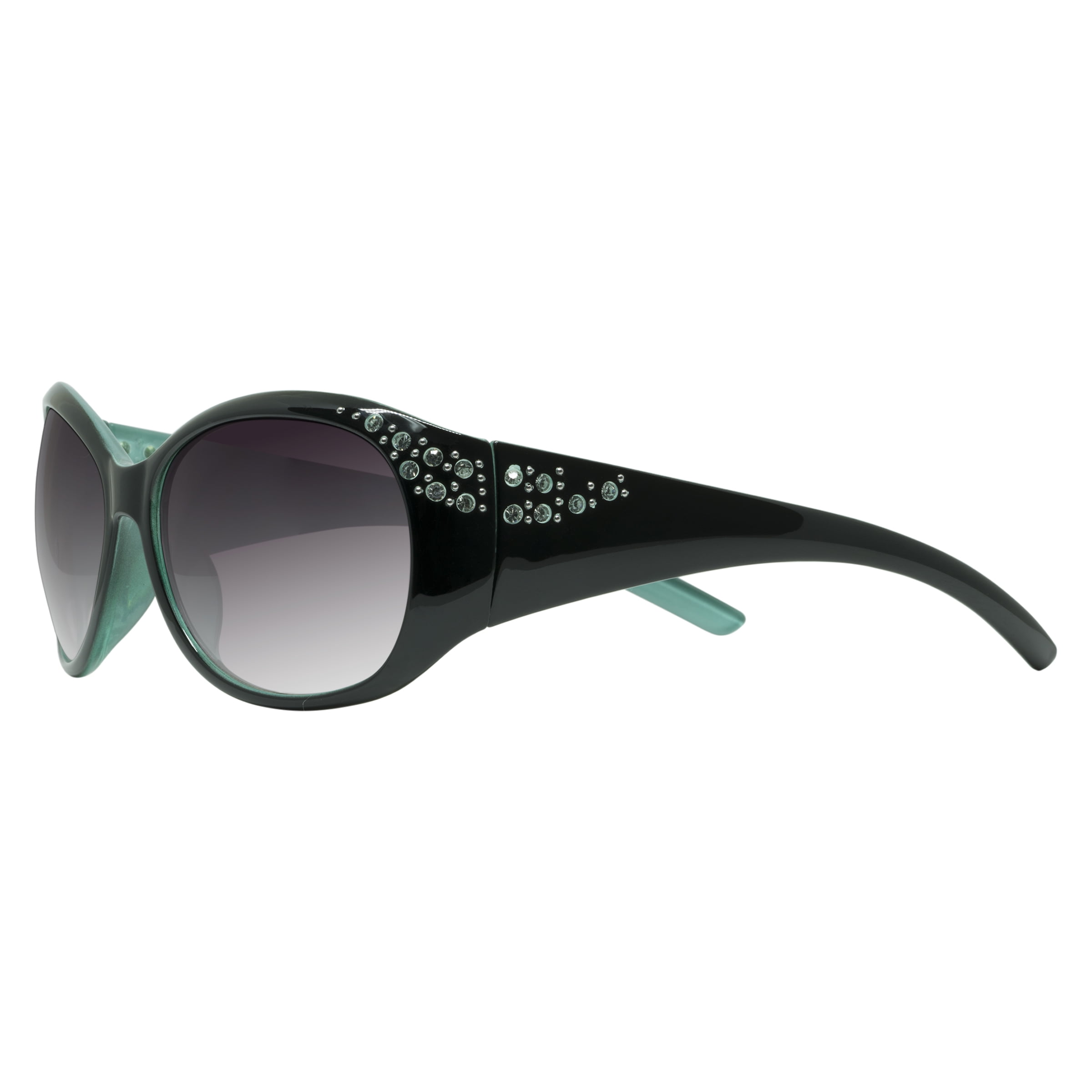 Piranha Eyewear Juicy Black and Teal Womens Sunglasses with  display picture 3