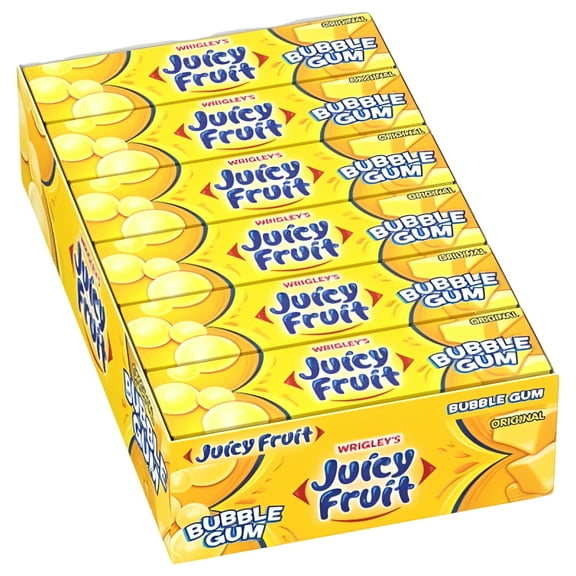 Juicy Fruit Bubble Gum, Original, 1.41 Ounce