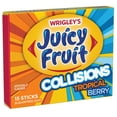 thumbnail image 1 of Juicy Fruit Collisions Tropical Berry Gum, 15 Stick, 1 of 10