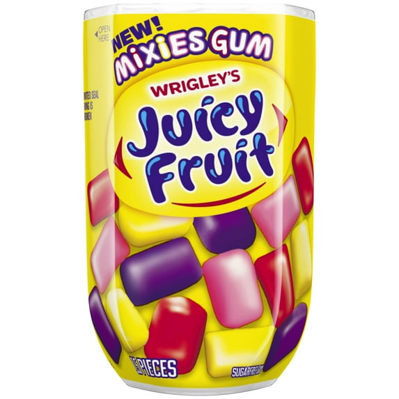 Juicy Fruit, Mixies Sugarfree Gum, 15 Each
