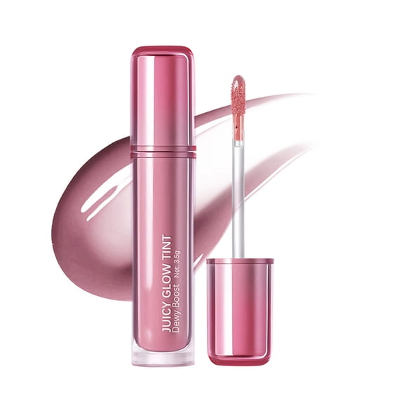 Juicy Glow Tint - 12HR Long Lasting Lip Stain with Hydrating Fruit Extracts - Highly Pigmented, Lightweight, Glossy Finish Buildable Korean Lip Tint