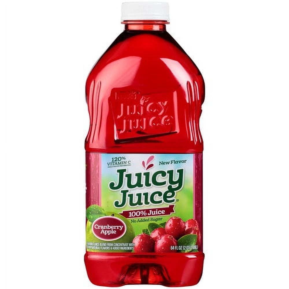 Juicy Juice 100 Cranberry Apple Juice, 64 Fl. Oz.