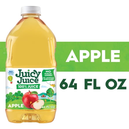 Juicy Juice 100% Juice, Apple, 64 fl oz Bottle