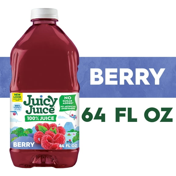 Juicy Juice 100% Juice, Berry, 64 fl oz Bottle