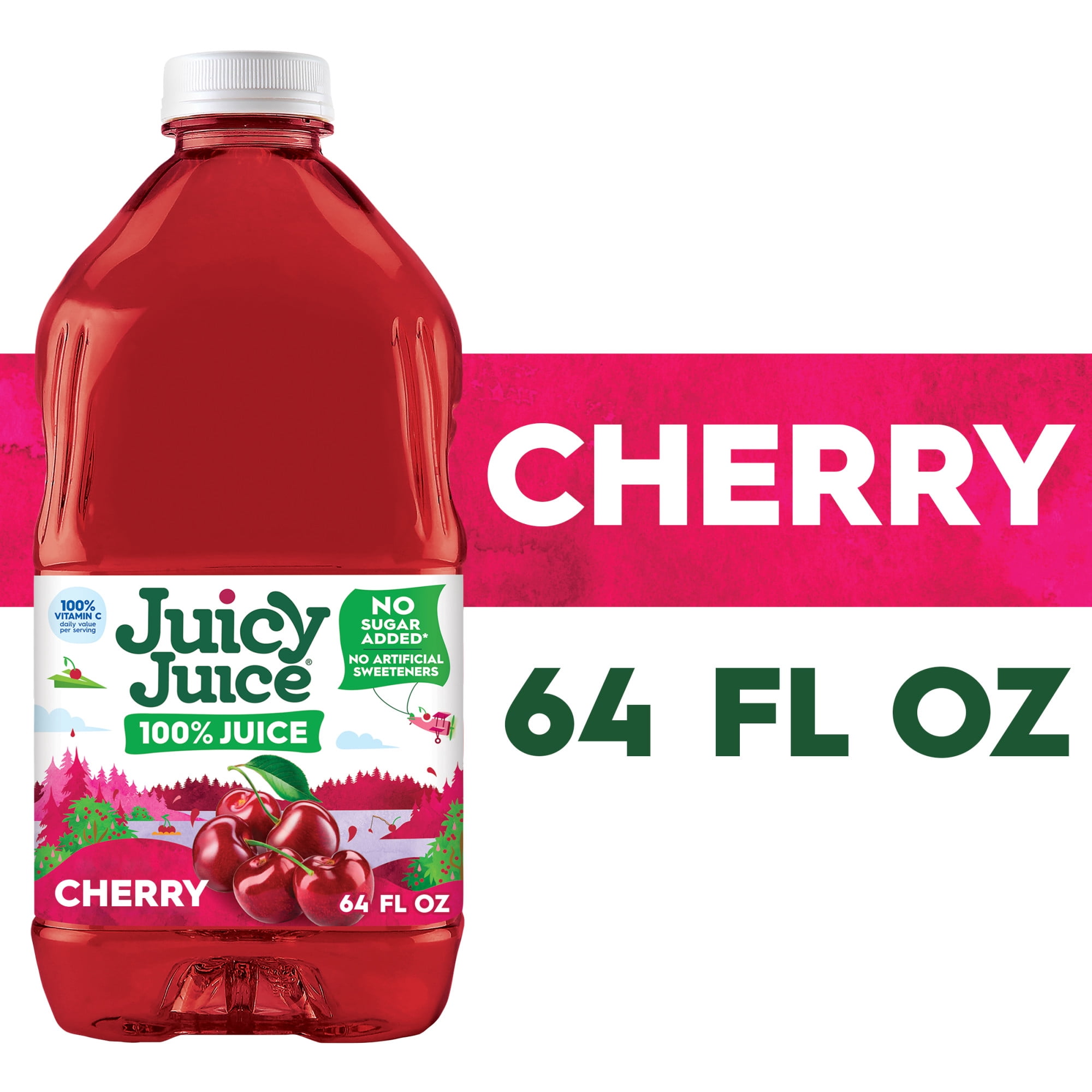 Juicy Juice 100% Cherry Juice, 64 Fl. Oz. - Walmart.com
