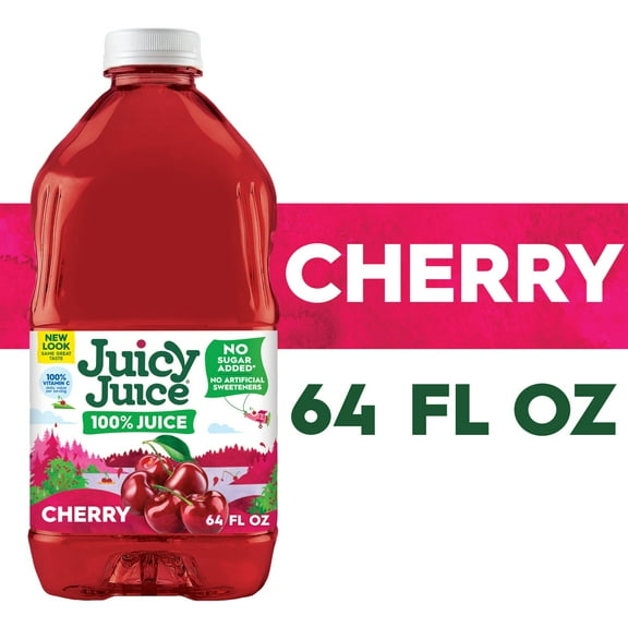 Juicy Juice 100% Juice, Cherry, 64 fl oz Bottle