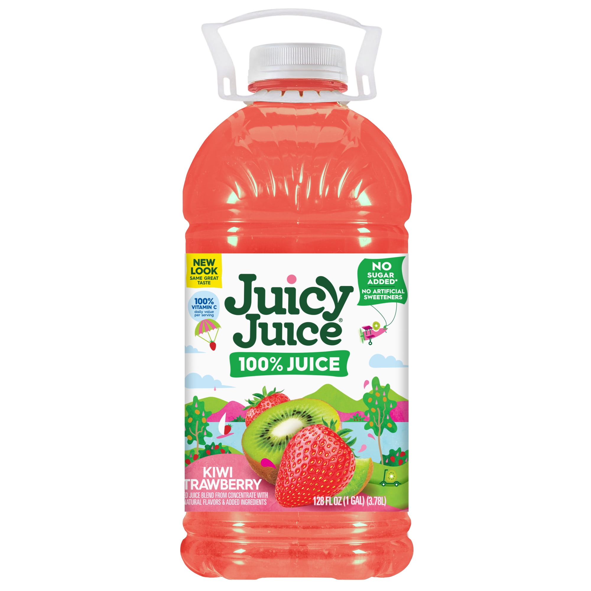 Juicy Juice 100% Juice, Kiwi Strawberry, 128 fl oz Bottle