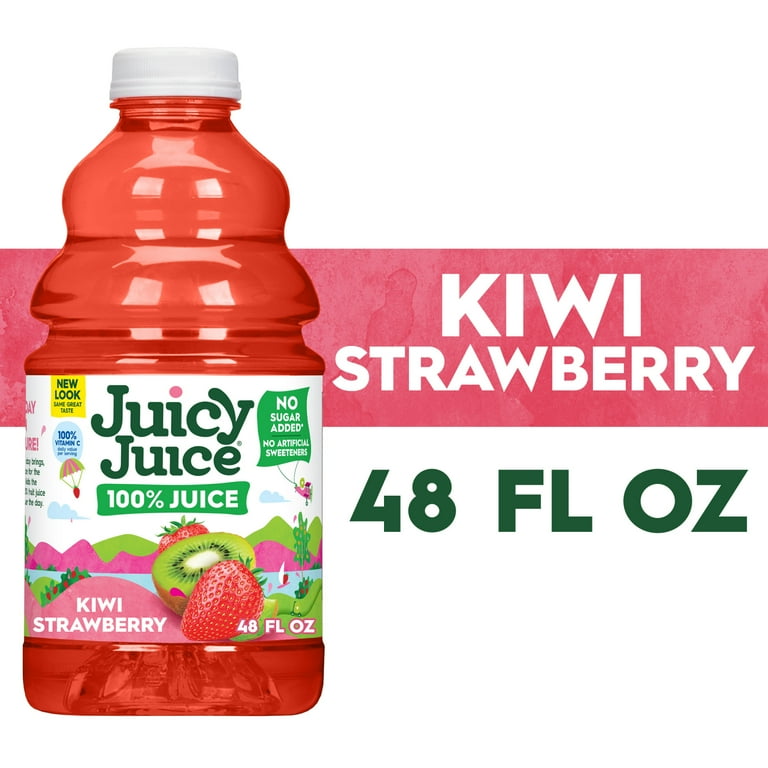 Juicy Juice Kids 100% Fruit Juice, Kiwi Strawberry, Vitamin