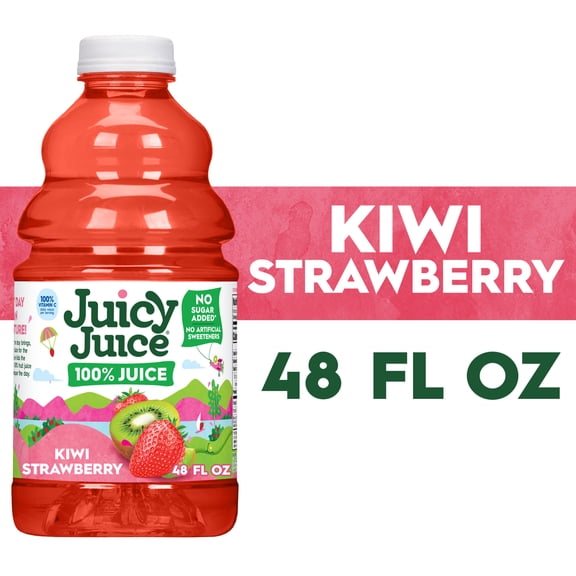 Juicy Juice 100% Juice, Kiwi Strawberry, 48 fl oz Bottle