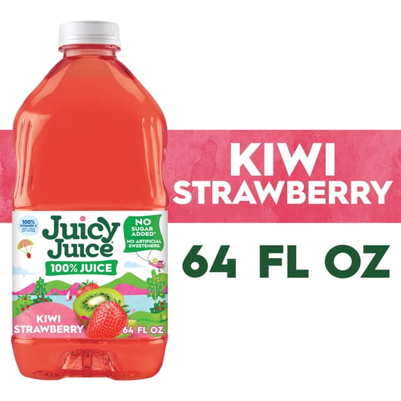 Juicy Juice 100% Juice, Kiwi Strawberry, 64 fl oz Bottle
