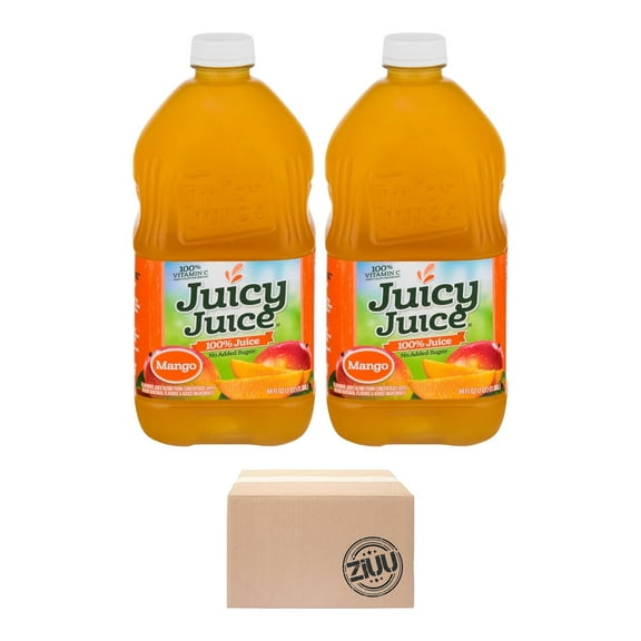 Juicy Juice , 100% Juice, Two 64 Fl Ounce Bottles, No Sugar Added Drink, C, 2 Pack by