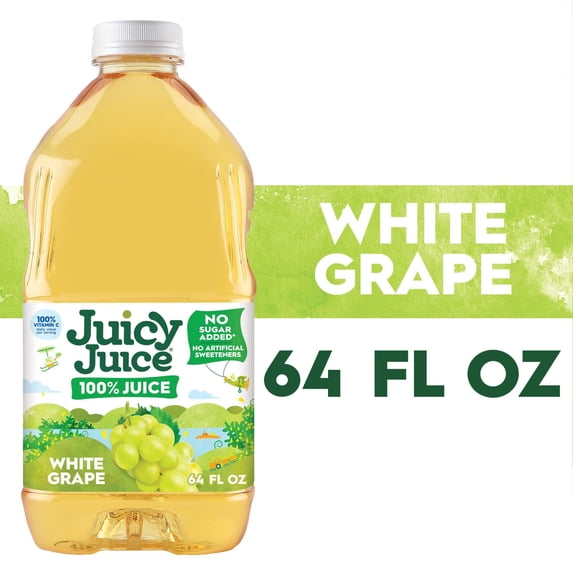 Juicy Juice 100% Juice, White Grape, 64 fl oz