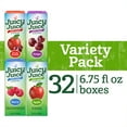 Juicy Juice Fruit Juice Boxes Variety Pack, 100 Juice, 32 Count, 6.75 FL OZ Boxes