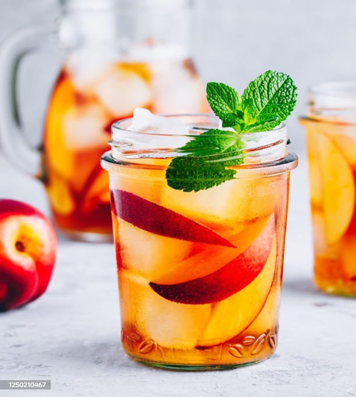 Juicy Peach Caffeine Iced Tea Pouch